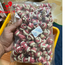 Load image into Gallery viewer, Paws it Dog Dental Chew Treats 5pcs Mini Knotted Bone Dog 2.5 inches Per 5pcs
