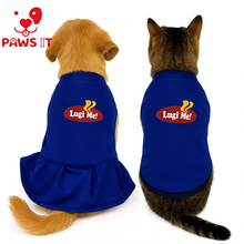 Load image into Gallery viewer, PAWS IT Dog Clothes Cat Clothes Lugi Me Blue  Dress
