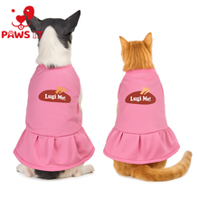 Load image into Gallery viewer, PAWS IT Dog Clothes Cat Clothes Lugi Me Pink  Dress
