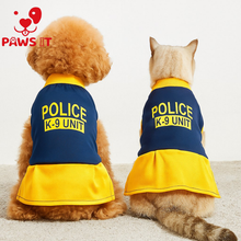 Load image into Gallery viewer, Police K9 Black and Yellow Dress
