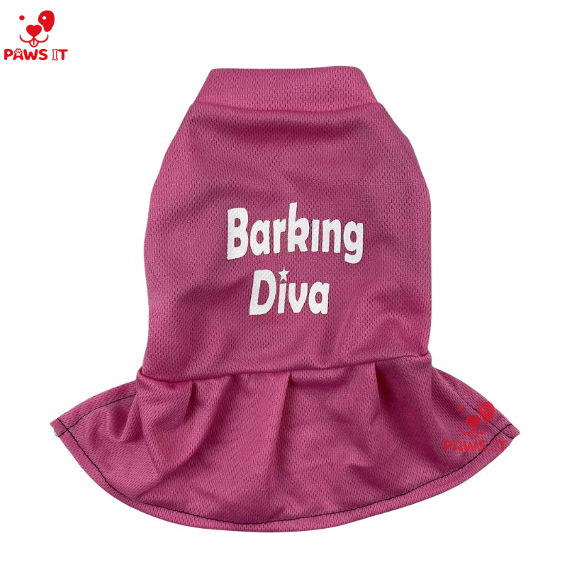 Barking Diva Dress Pink