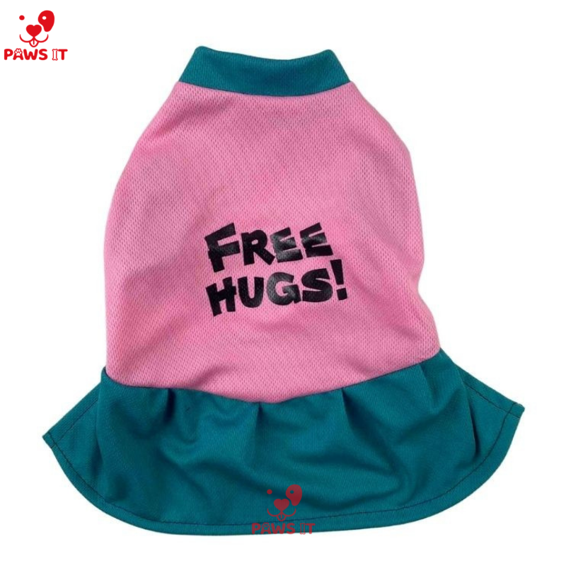 Free Hugs Pink Dress