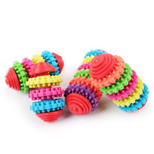 Load image into Gallery viewer, Dental Teether Chew Rubber Toy - 5 Colors
