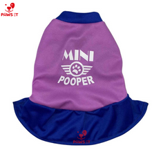 Load image into Gallery viewer, Mini Pooper Violet Dress

