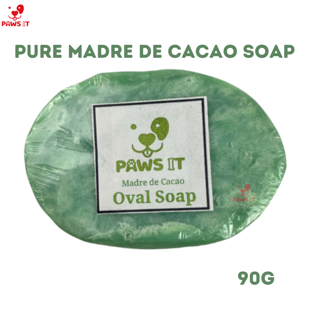 PAWS IT Pure Organic Madre de Cacao Oval Soap 90g Antibacterial Soap