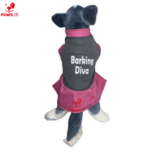Load image into Gallery viewer, Barking Diva Dress Gray
