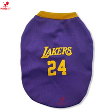 Load image into Gallery viewer, Lakers 24 Violet Yellow Jersey
