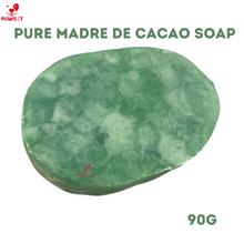 Load image into Gallery viewer, PAWS IT Pure Organic Madre de Cacao Oval Soap 90g Antibacterial Soap
