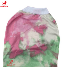 Load image into Gallery viewer, Tie Dye Pink Green Shirt

