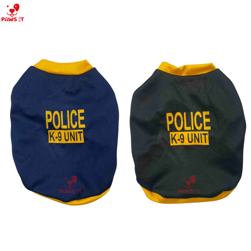 Police K9 Unit Navy Blue Black Sirt – Paws it Ph - Main Image