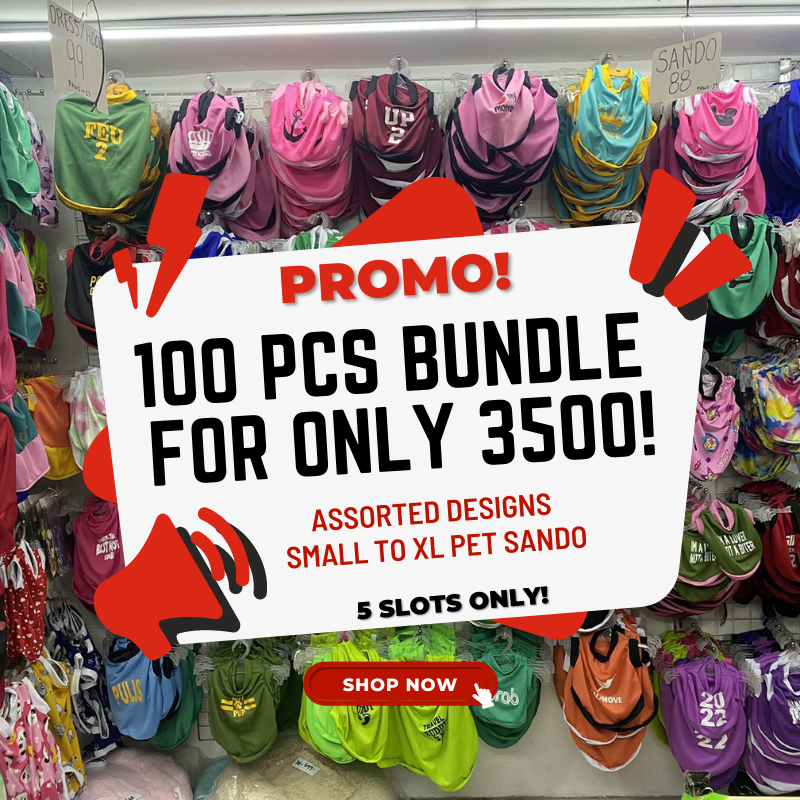 Paws It 100 pcs Bundle Sale Assorted Sizes S to XL Pet Sando Only