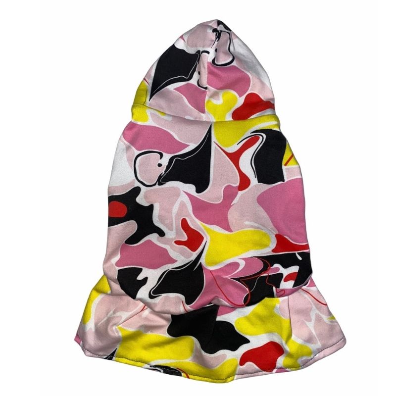 Dress with Hood Camouflage Pink